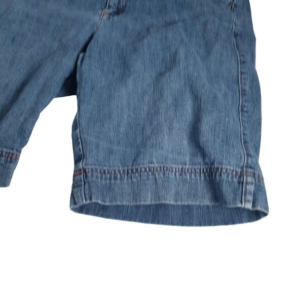 Lee Low On The Waist 32 IN Size 10M Denim Bermuda Jean Shorts Casual Snap Button - Picture 4 of 9